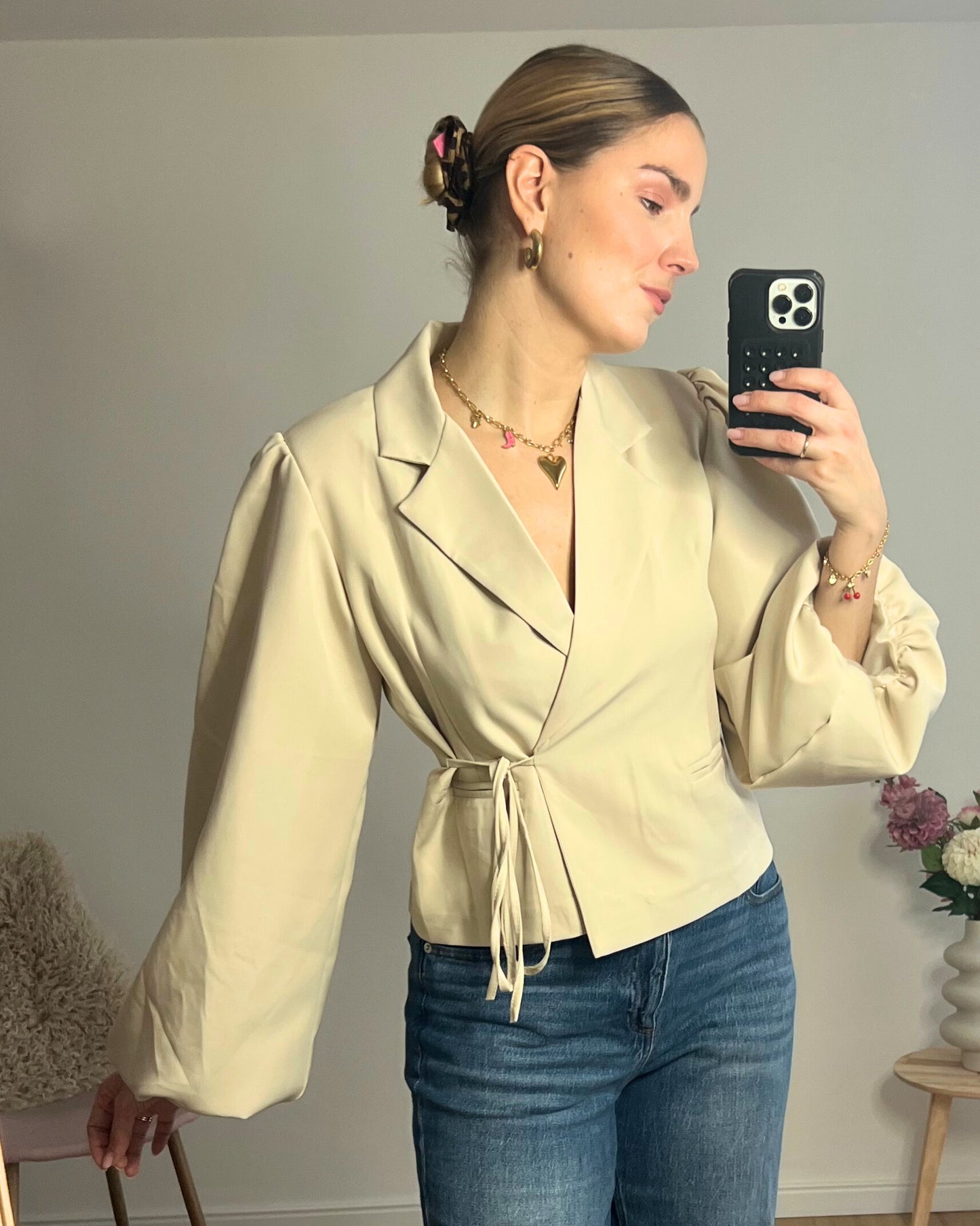 Blazer Bovie - Beige - Dutch Atelier