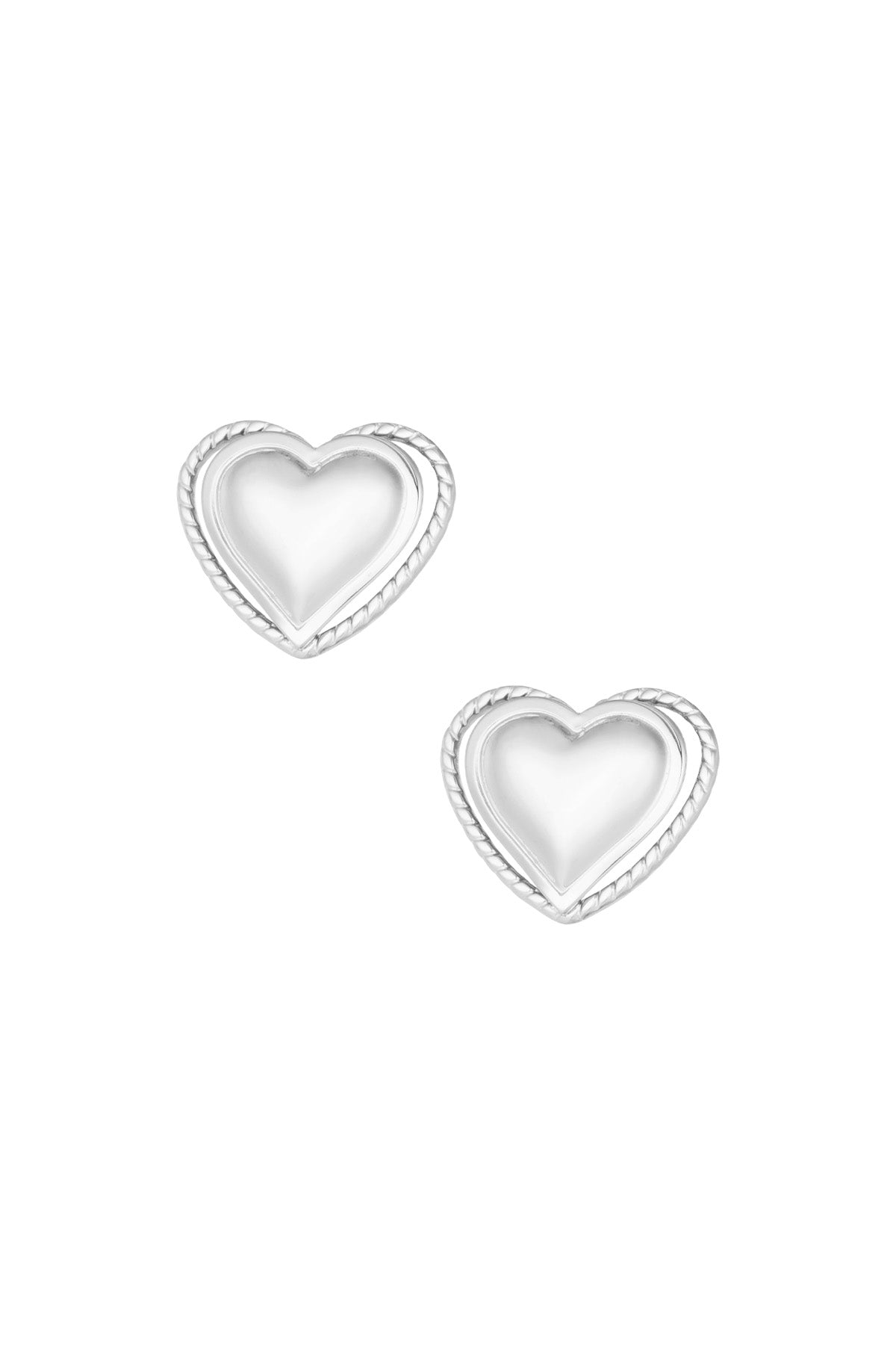 Ohrringe Herzen "Saar" - Silber - Dutch Atelier