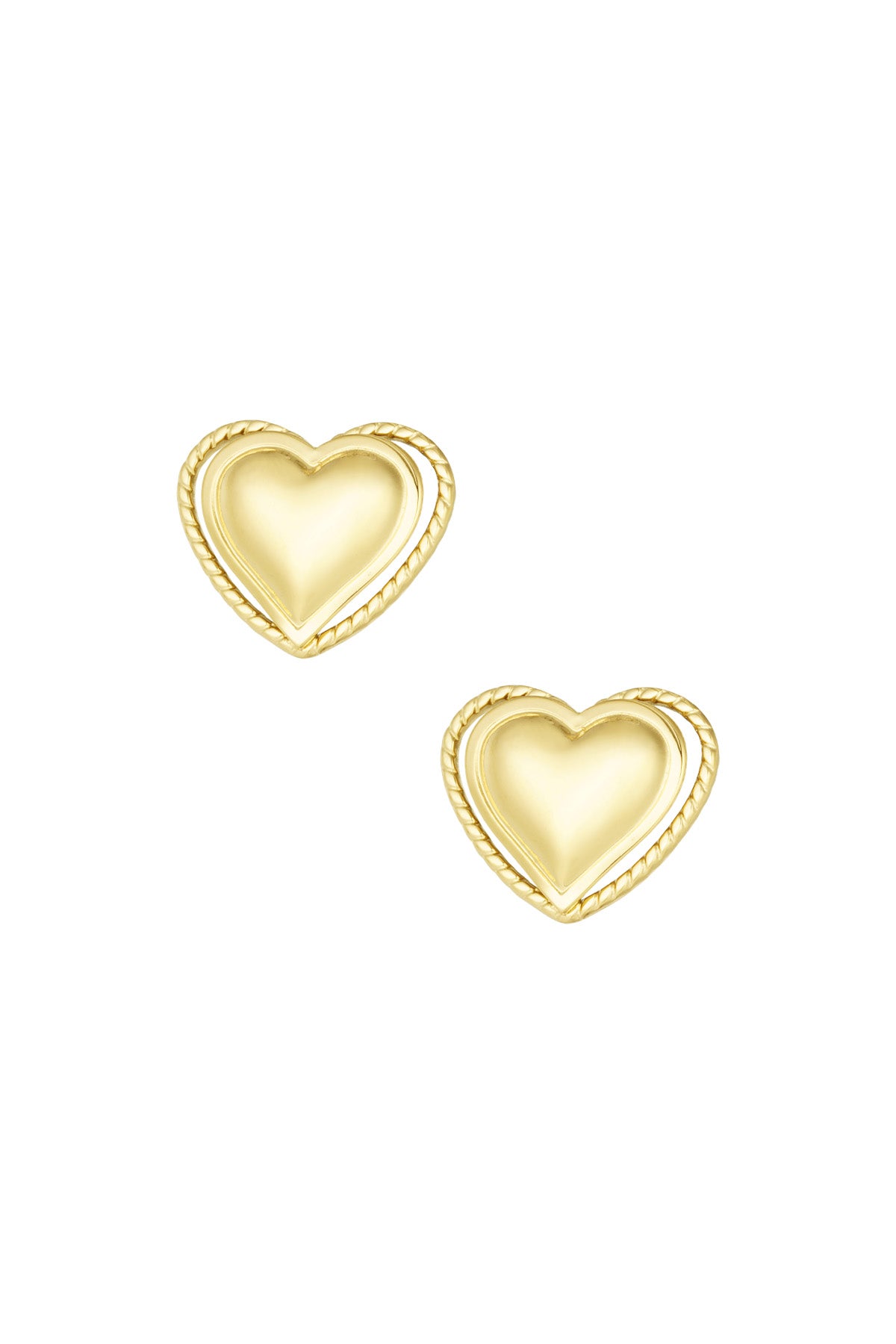 Ohrringe Herzen "Saar" - Gold - Dutch Atelier