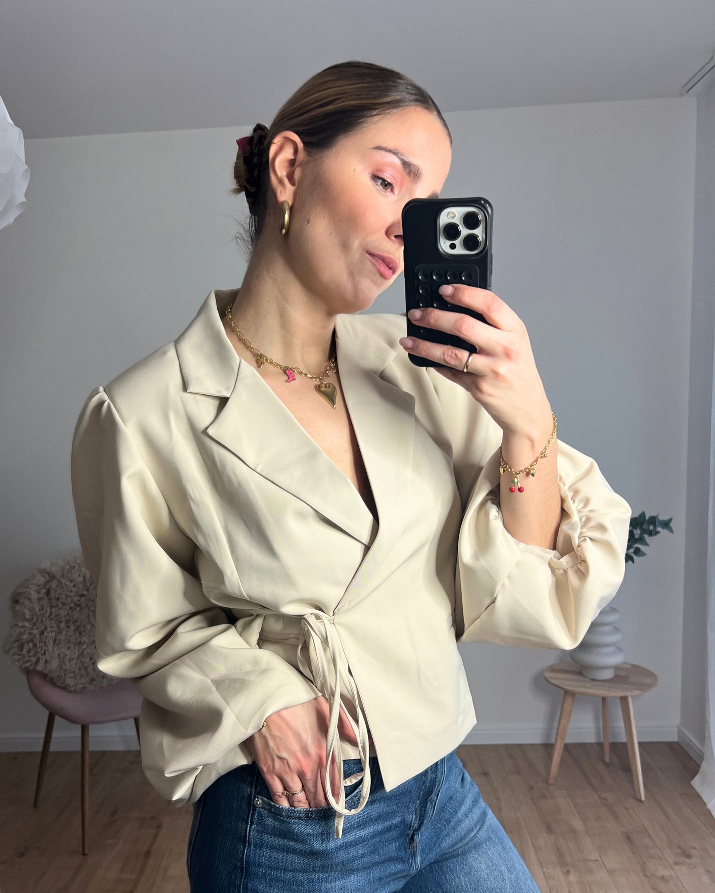 Blazer Bovie - Beige - Dutch Atelier