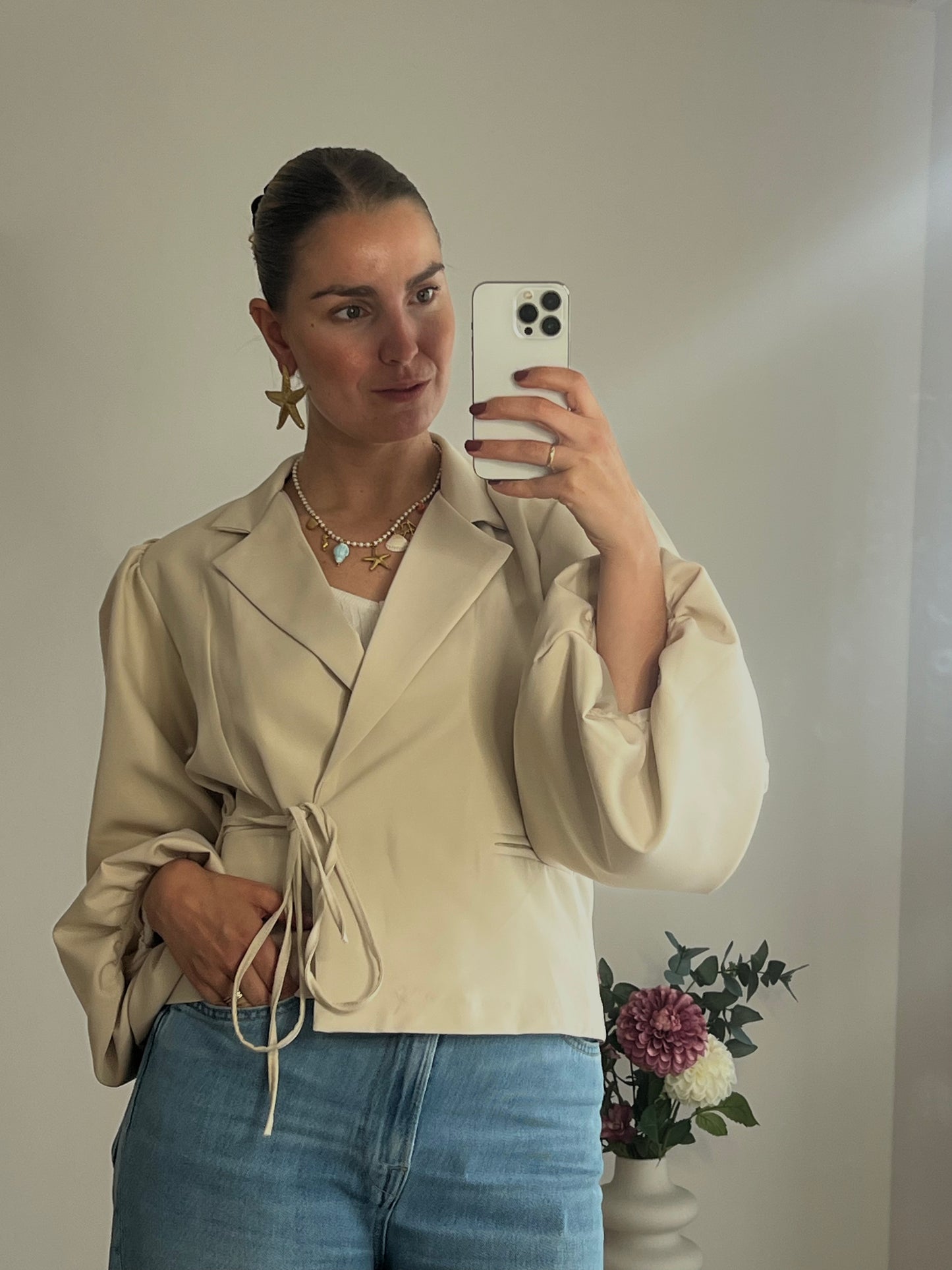 Blazer Bovie - Beige - Dutch Atelier