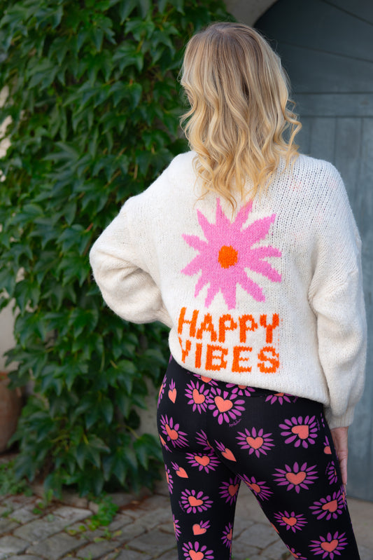 Pullover Happy Vibes - Dutch Atelier