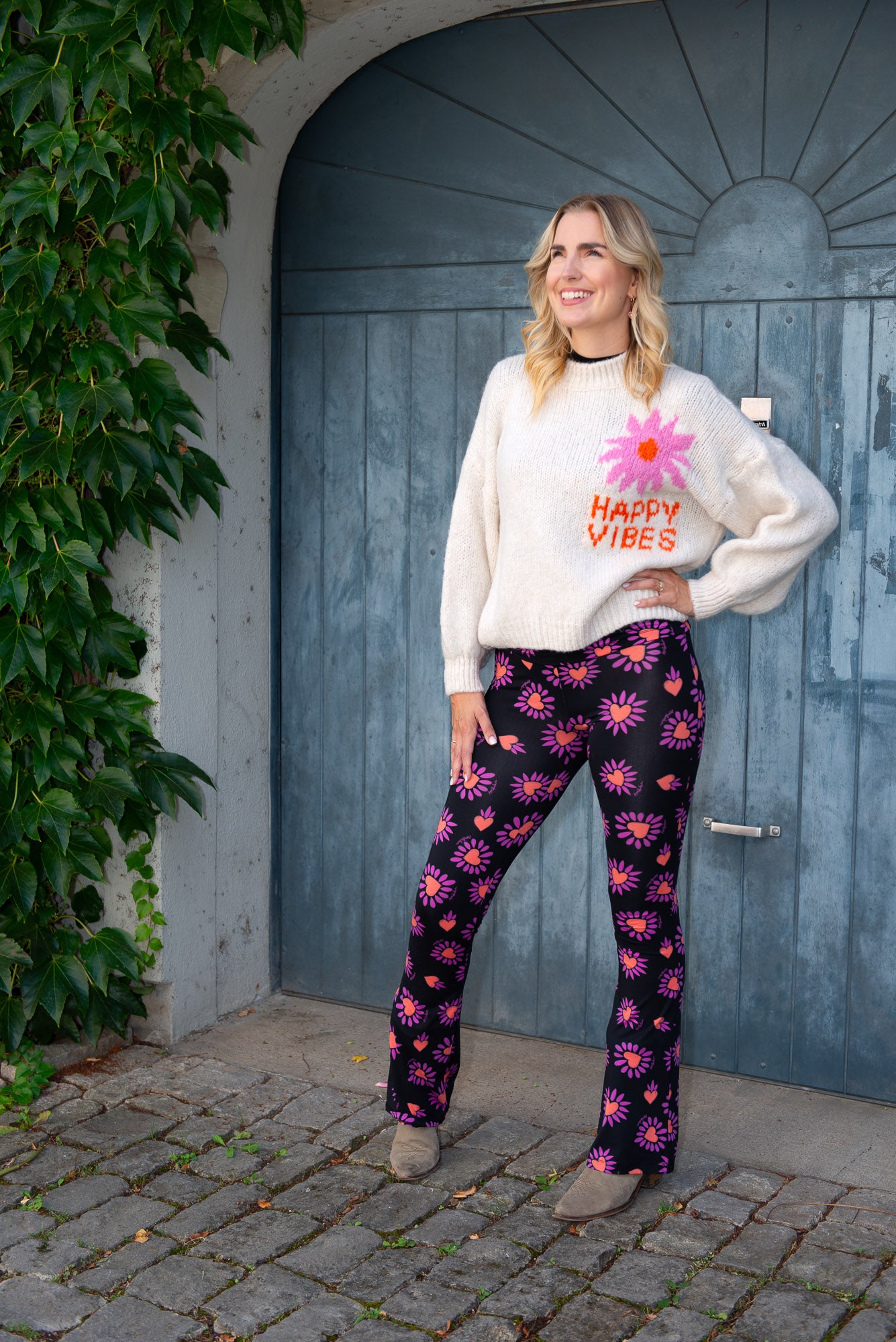 Pullover Happy Vibes - Dutch Atelier