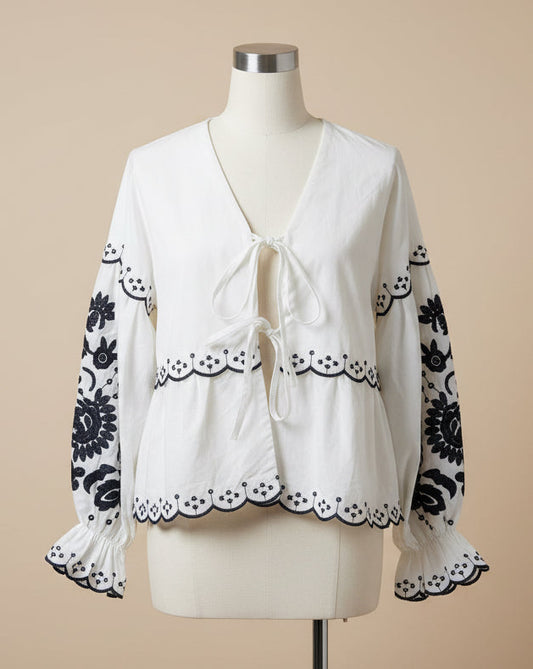 Produktbild Bluse weiß Charlotte Dutch Atelier