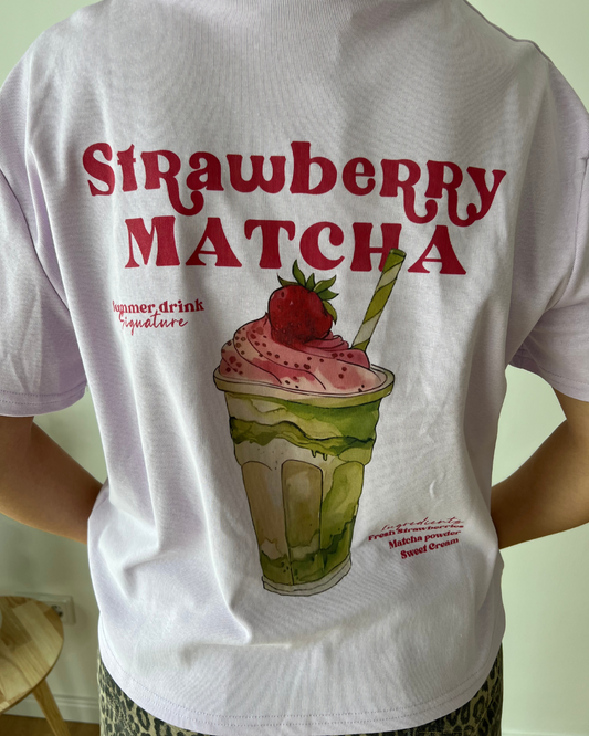 Yinthe Strawberry Matcha T-Shirt - Dutch Atelier
