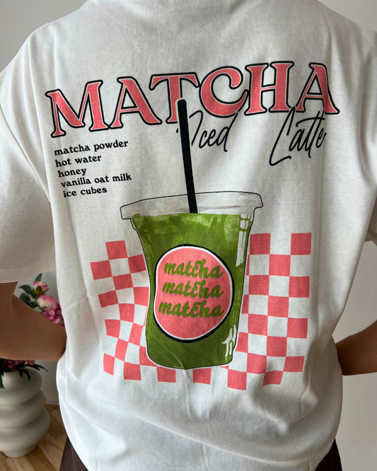 Iced Matcha Latte T-Shirt Lisa - Dutch Atelier