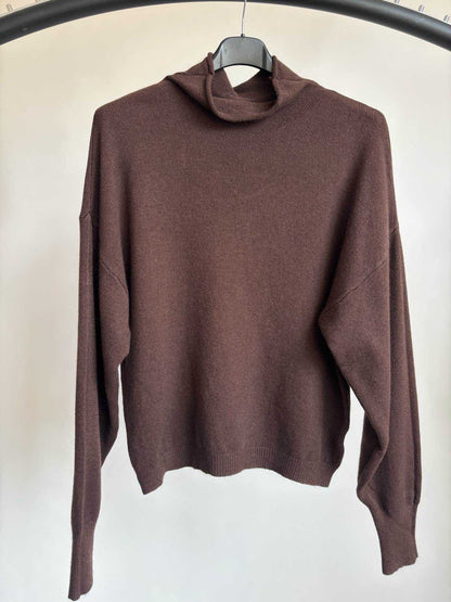 Dutch Atelier Cato Rollkragen Pullover in Braun Produktbild