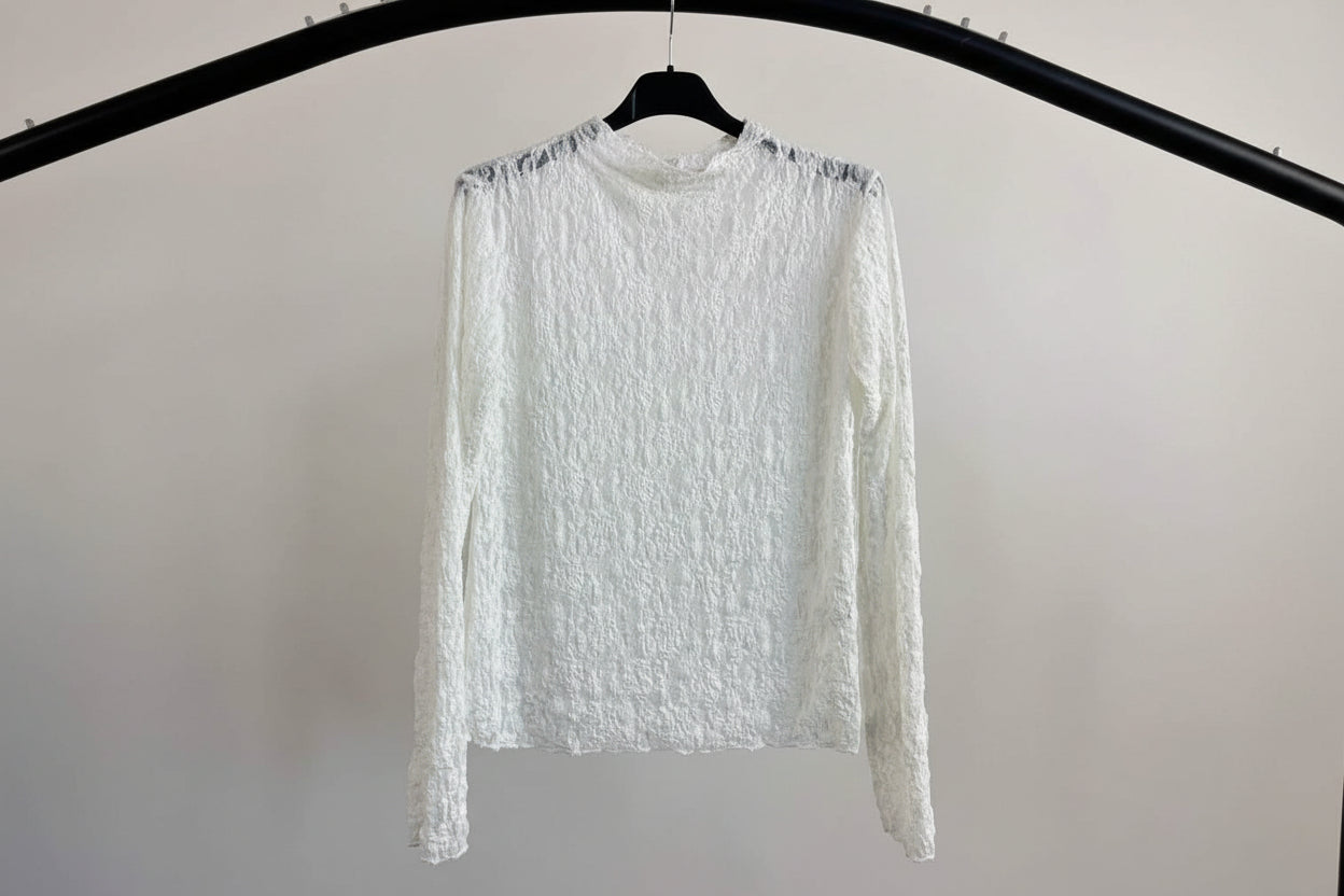 Produktbild Demi Spitzentop weiß