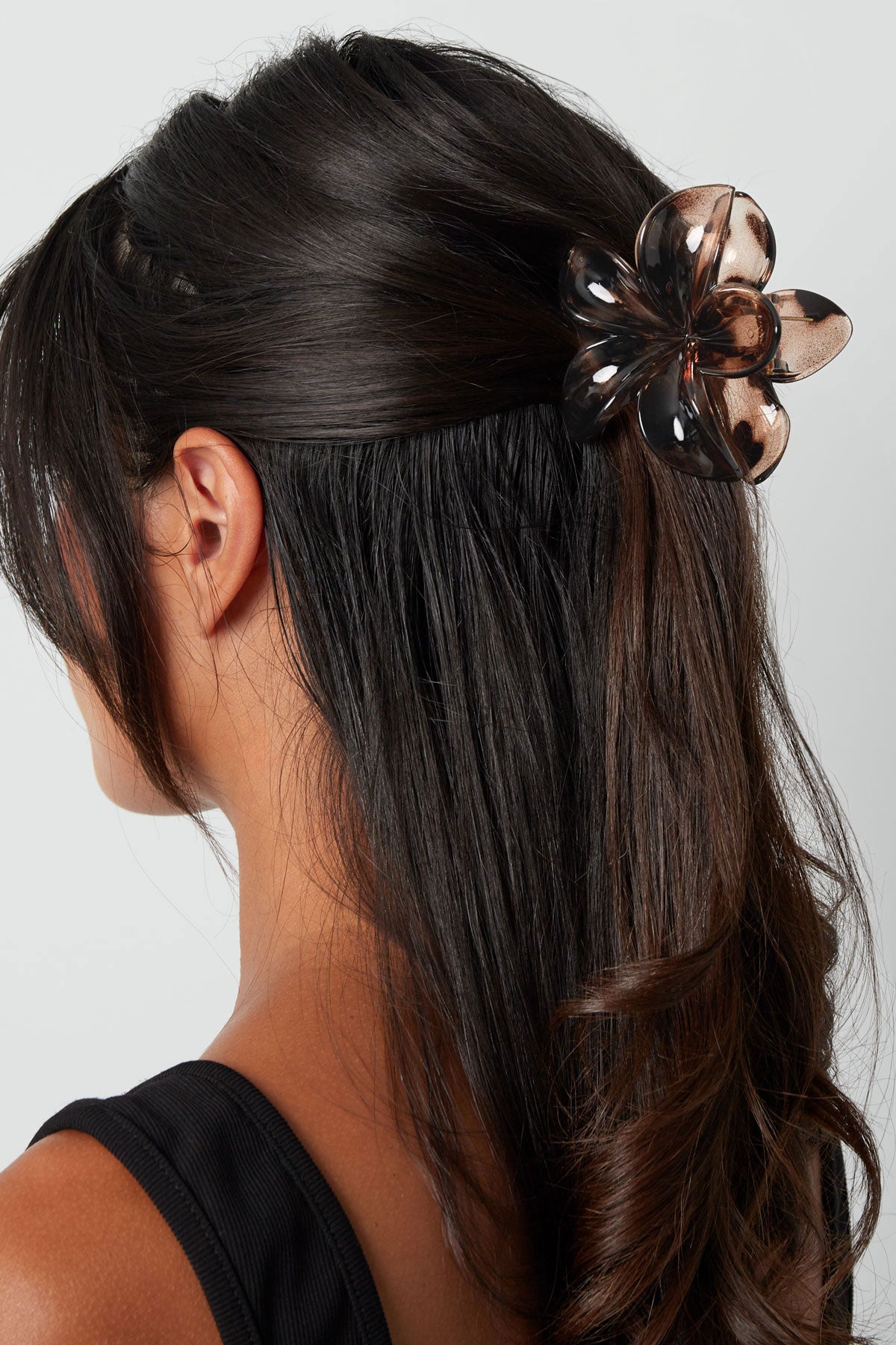 Haarklammer Braun Lola Blume Model