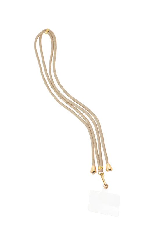 Handykette Mila von Dutch Atelier – goldene Universal-Handykordel für Smartphones, lange Schnur, stylisches Accessoire