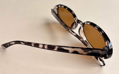 Seite Sonnebrille Floor Braun
